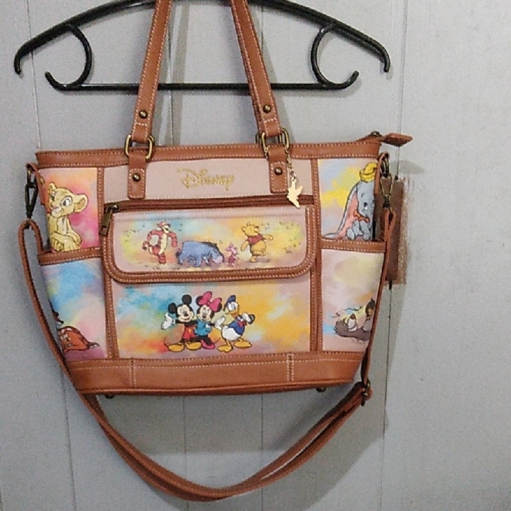 Disney Brown and Multicolor Women's Bag